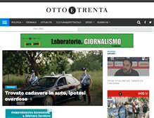Tablet Screenshot of ottoetrenta.it